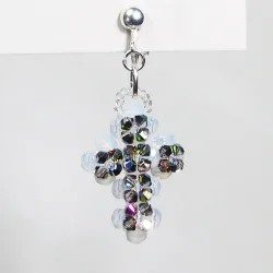 Clips  - Silver 925 - Earrings Stella - Clips  - Silver 925 - Argent 925